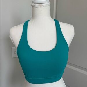 Lululemon Green/Teal Sports Bra – Approx. Size 6 – No Pads – Used